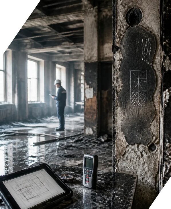 Обследование зданий после пожара в Заинске от 15254 р. | ЭкспертизаРоссия